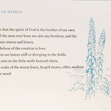 Charles Burchfield & Walt Whitman Embracing Earth Broadside- Individual