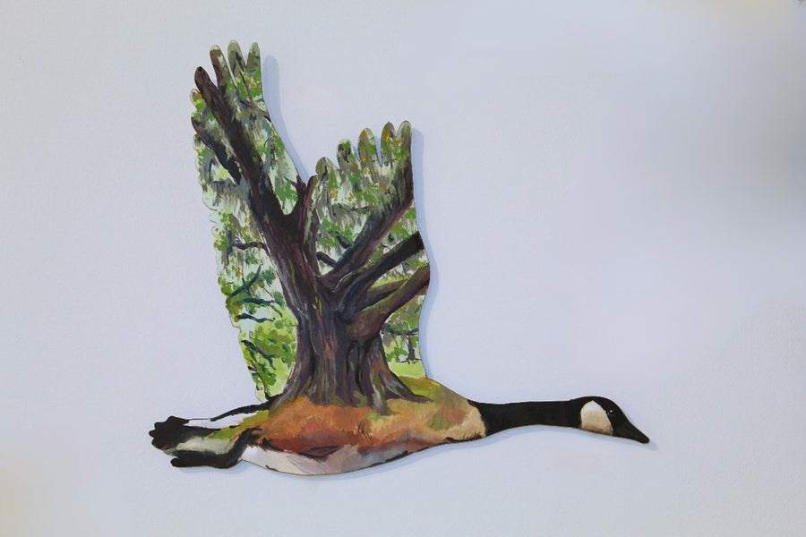 Drawing with Acrylics: Exploring Symbolism with Bird Shapes
