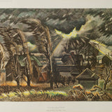 Charles E. Burchfield " December Storm" Poster