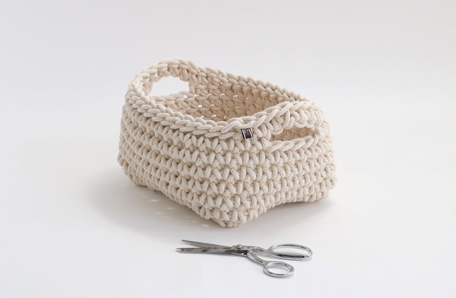 Catherine Southwick / Sparkwork Studio Hand Crocheted Basket