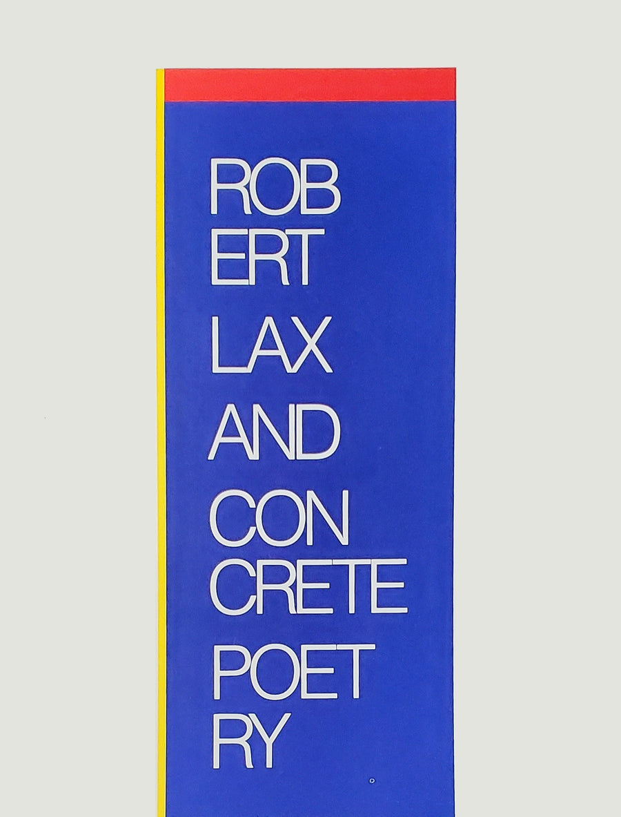 Robert Lax and Concrete Poetry